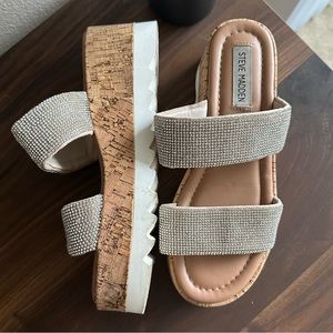 Steve Madden Rhinestone Platforms